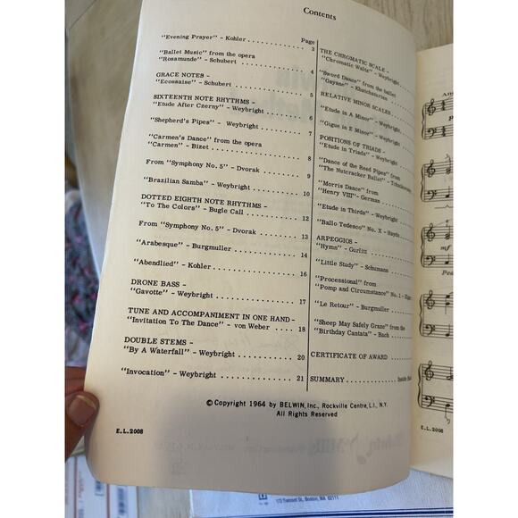 5* VTG Piano Sheet Music Beginners Kids BACH Schaum Schmitt Xmas Learn Prep Play - Picture 14 of 16